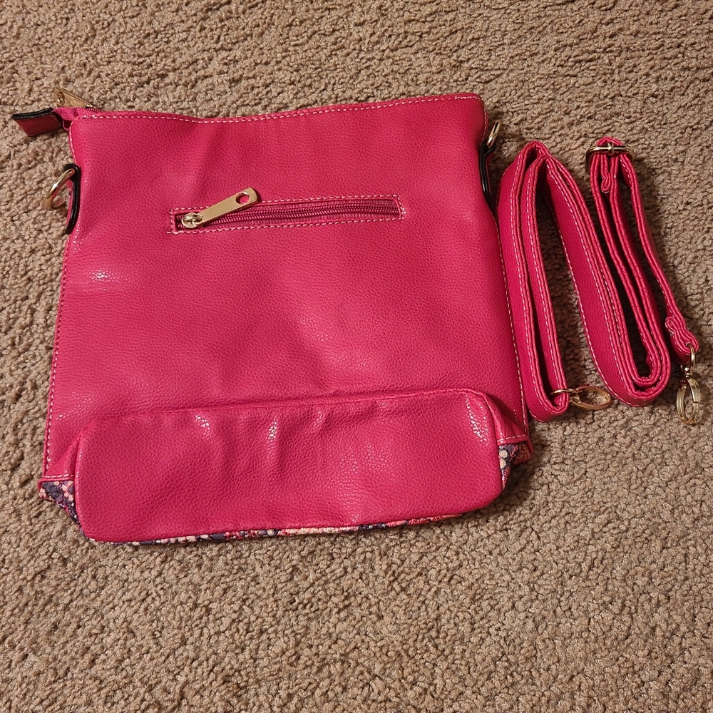 J. Francis Full Bloom Crossbody Messenger Bag View 2